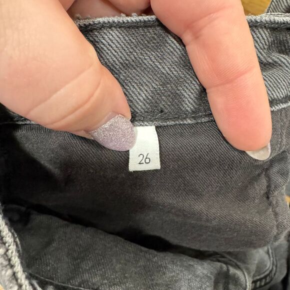 Boyish‎ Womens Cody Shorts 26 Faded Gray Cutoff Jeans Denim Octopussy - Picture 5 of 7